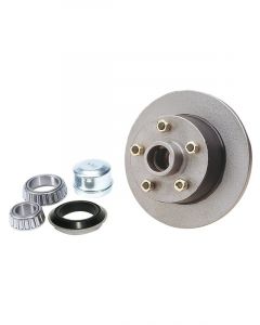 ARK 43862 Disc Hub Galvanised For HQ Holden with Ford Bearings Dust