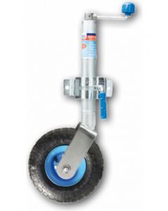 ARK 10" Jockey Wheel Pneumatic Wheel with Bolt On/Weld On Clamp