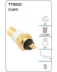 Tridon Water Temperature Switch Warning Light