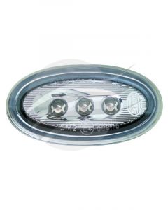 Hella Single LED Sidemarker 12V Silver