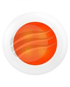 Hella Round LED Courtesy Lamp 24V Orange Illumination Flush Mount