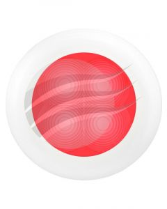 Hella Round LED Courtesy Lamp 12V Red Illumination Flush Mount
