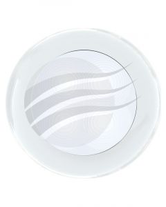 Hella Round LED Courtesy Lamp 24V White Illumination Flush Mount