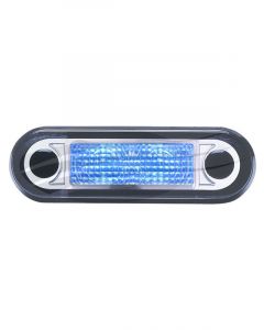 Hella LED Interior Lamp Blue 10-33V 13cm Cable Flush Mount