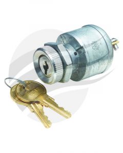 Cole Hersee Ignition Switch 12/24V 10Amp 2 Pos Off/On - Ign Key Act