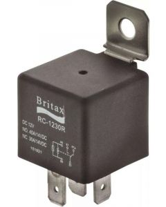 Britax C/Over Mini Relay 12V 30/40Amp 5 Pin N/O Resistor Type # Rc-1230R