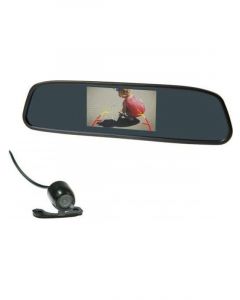Gator 4.3" Clip On Mirror Reverse Camera Kit Wired System w/ Butterfly