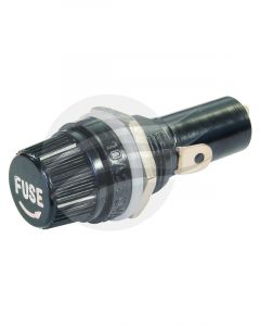Jaylec Inline Glass Fuse Holder Panel Mount [ref Narva 54390BL] Pack 1