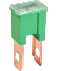 Jaylec Male Fusible Link 40Amp Straight Green [ref Narva 53140BL] Pck 1