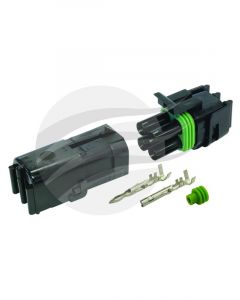 Delphi Connector Kit 4 Way Sq W-Pack Includes Terminals & Seals