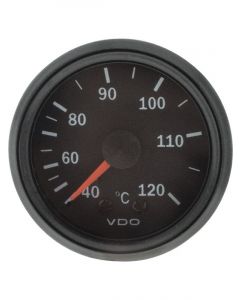 VDO Cockpit Vison Temp Gauge Mechanical 40-120C 1.6M Cap Length