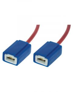 Jaylec Headlight Connector H1, H3 Prewired w/ 100mm Wire Pack 2 Socket