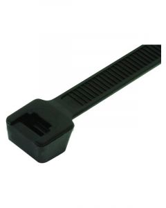 Jaylec Cable Tie 380mm X 7.6mm Black Nylon [ref Narva 56410] Pack 100
