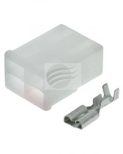 Jaylec Pck 10 Qc Connector Housing w/ Terminals Female 4 Way No Locking