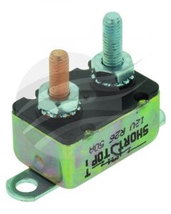 Bussmann Circuit Breaker 121 Series 50A Type I Short Stop Metal Body
