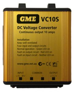 GME Convertor 24V To 13.2V 12V Suit Oricom Uniden Radio [ref Narva VR010]