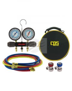 CPS Manifold Set R134A W/Hoses And Couplers Workingman Series