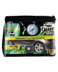 Slime Smart Spare Flat Tyre Emergency Repair Kit Tyre Sensor Safe