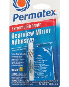 Permatex Extreme Rearview Mirror Adhesive 2 Part Kit