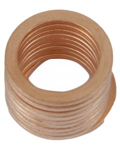 Proflow Copper Washer 18mm, 10 Pack