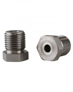 Proflow Brake Hard Line Tube Nut 9/16 x 18 Qty 2 for 3/16 Pipe