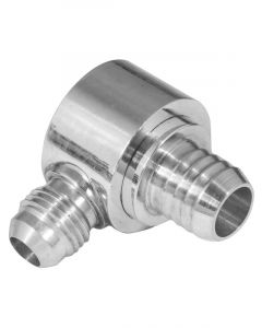 Proflow Brake Booster Check Valve, Aluminium, Clear Anodised, -6 AN