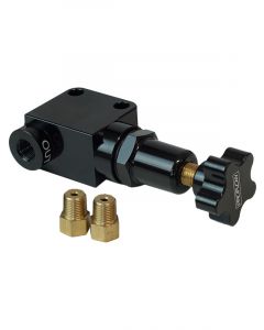 Proflow Brake Proportioning Valve, Knob Adjustment, 3/8in. x24, Single