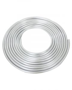 Proflow Aluminium Fuel Line Hard Tube 5/8in., Natural, 25Ft Coil