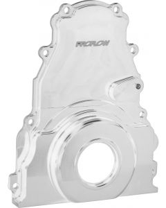Proflow Timing Cover, 2-Piece, Billet Aluminium, Clear Anodised, Ch