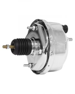 Proflow Power Brake Booster Universal 7in. Single Diaphragm, Chro