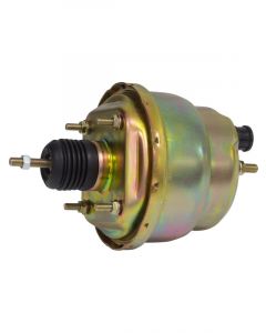 Proflow Power Brake Booster Universal 7in. Dual Diaphragm, Zinc