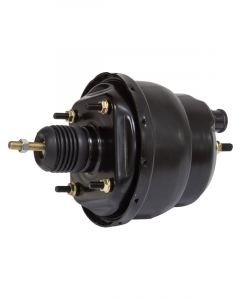 Proflow Power Brake Booster Universal 7in. Dual Diaphragm, Black