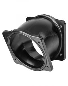 Proflow Throttle Body Adapter For Commodore LS 25Deg 102mm Bore BLK