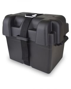 Proflow Universal Battery Box Plastic 360L x 180W x 200H, Suit Camp