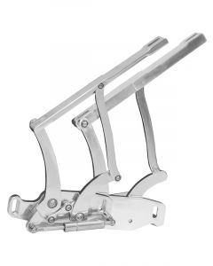 Proflow Bonnet Hinge Kit, Billet Aluminium Ford Mustang 64-66, Pol