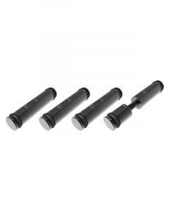Proflow Fuel Injector Blank off Set Suits Billet Aluminium, Black
