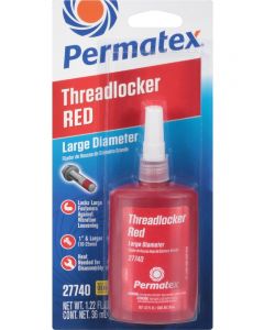Permatex Large Diameter Threadlocker Red 36ml