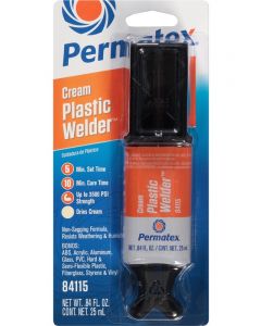 Permatex Cream Plastic Welder Syringe Dries Cream 25ml