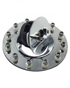 Proflow Fuel Cell, Tank Flush Mount Cap 12 bolt Black Aluminium Ca