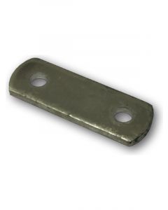 ARK Shackle Plate 9/16" Bolt Holes w/ 75mm Centre Black