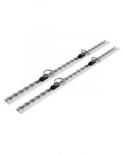 Hulk 4x4 Tie Down Anchor Tracks 600mm 340Kg Lashing Capacity Pack 2