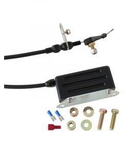 Aeroflow Kickdown Cable w/ Black Cover & Black Ends For GM TH400