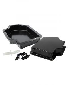 Aeroflow TH400 3" Deep Fabricated Transmission Pan Black