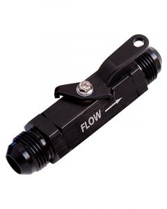 Aeroflow Shut Off Valve -8AN Black