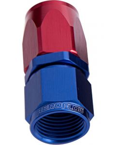 Aeroflow 100/150 Series Straight Hose End -8AN Blue/Red [25 Pack