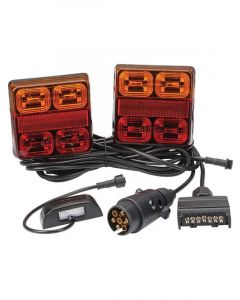 Narva Model 35 LED Plug And Play Trailer Lamp Kit Square Lamps 12V