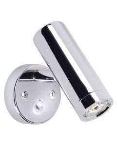 Narva 10-30 Volt Chrome Interior Lamp Dimming With Switch 6000K