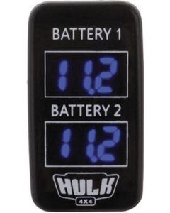 Hulk 4x4 Switch Push Button On / Off 12 Volt Blue