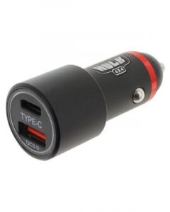 Hulk 4x4 Dual Usb In Car Socket Charger Port 1: Type C Port 2: Qc3.0
