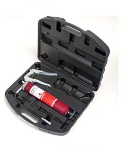 Alemlube Trigger Action Grease Gun 450g. Handy Storage w/ Carry Case